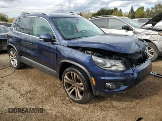 2012 Volkswagen Tiguan S with VIN WVGBV7AX5CW553643, listed as a Copart auction lot 75496504 with 99,648 mi miles and Salvage Title. Bid and sale history available at DreamBid. Image 4.