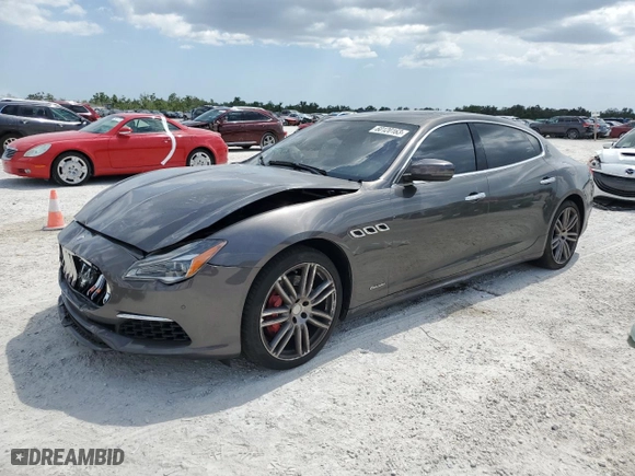 2018 Maserati Quattroporte S GranLusso with VIN ZAM56YPL6J1281490, listed as a Copart auction lot 60120163 with NaN miles. Bid and sale history available at carsss.com. Image 1.