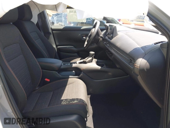 2024 Honda HR-V Sport with VIN 3CZRZ1H52RM729575, listed as a IAAI auction lot 42360144 with 10,906 mi miles and . Bid and sale history available at DreamBid. Image 5.
