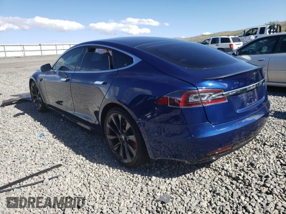 2021 Tesla Model S 75D with VIN 5YJSA1E44MF426532, listed as a Copart auction lot 56600895 with Not provided miles and Salvage title. Bid and sale history available at DreamBid. Image 2.