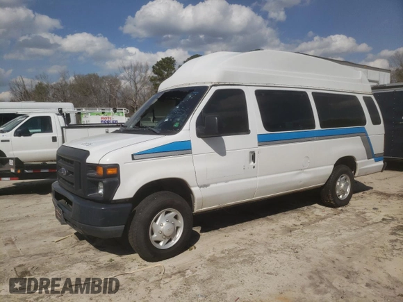 2008 Ford Econoline Cargo Commercial with VIN 1FTNS24WX8DA81510, listed as a Copart auction lot 48191795 with Not Provided miles and Non Repairable. Bid and sale history available at DreamBid. Image 1.