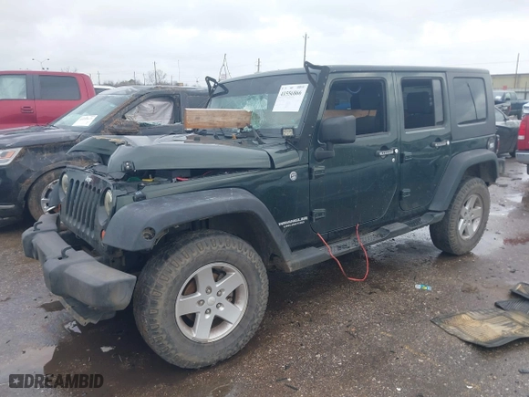 2010 Jeep Wrangler Unlimited Sport with VIN 1J4BA3H16AL163816, listed as a IAAI auction lot 41556866 with 160,224 mi miles. Bid and sale history available at carsss.com. Image 17.