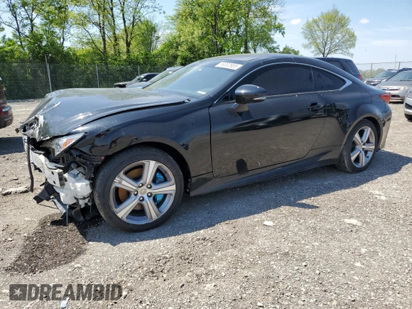 2015 Lexus RC 350 F Sport z VIN JTHSE5BC5F5004229, wystawiony jako Copart lot #56002655 z przebiegiem 116 894 mil mil oraz Szkoda całkowita • Salvage title. Historia ofert i sprzedaży dostępna na DreamBid. Obrazek 1.