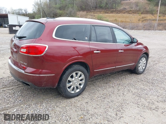 2015 Buick Enclave Leather with VIN 5GAKVBKD2FJ239835, listed as a IAAI auction lot 41892207 with 142,909 mi miles and . Bid and sale history available at carsss.com. Image 4.