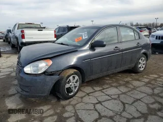 2010 Hyundai Accent GLS with VIN KMHCN4AC5AU469945, listed as a Copart auction lot 46532395 with 140,694 mi miles and Salvage Title. Bid and sale history available at carsss.com. Image 1.