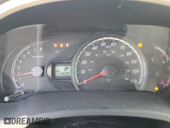 2012 Toyota Sienna LE AAS with VIN 5TDKK3DC6CS267895, listed as a Copart auction lot 53449855 with 114,699 mi miles and Salvage Title. Bid and sale history available at DreamBid. Image 9.