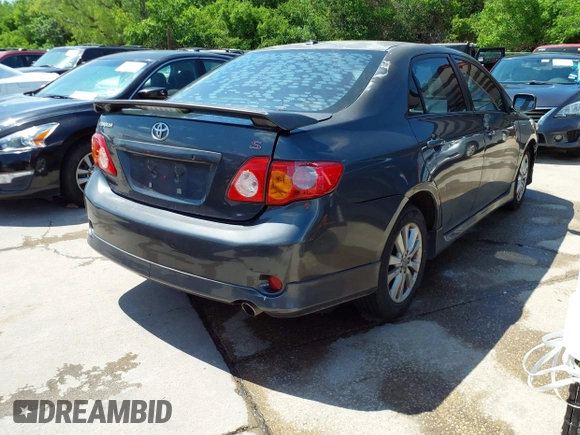 2010 Toyota Corolla with VIN 2T1BU4EEXAC463697, listed as a IAAI auction lot 42099807 with 206,160 mi miles. Bid and sale history available at carsss.com. Image 4.