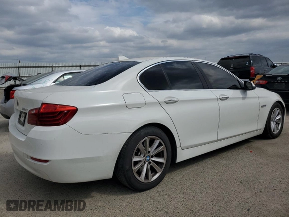 2016 BMW 5 Series 528i with VIN WBA5A5C55GG347362, listed as a Copart auction lot 53672395 with 129,299 mi miles and Salvage Title. Bid and sale history available at DreamBid. Image 3.