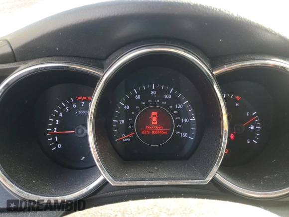 2013 Kia Optima EX with VIN 5XXGN4A79DG221796, listed as a Copart auction lot 49491285 with 106,145 mi miles and Salvage Title. Bid and sale history available at carsss.com. Image 9.
