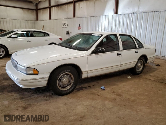 1996 Chevrolet Caprice 1SA Special Value z VIN 1G1BL52W3TR164138, wystawiony jako Copart lot #51371145 z przebiegiem 217 857 mil mil oraz Czysty tytuł • Clean title. Historia ofert i sprzedaży dostępna na DreamBid. Obrazek 1.