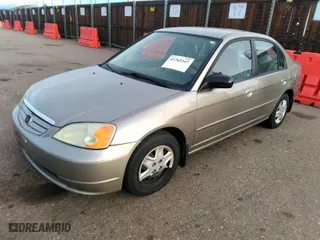 2003 Honda Civic LX with VIN 2HGES16673H572833, listed as a IAAI auction lot 41765347 with 89,950 mi miles. Bid and sale history available at carsss.com. Image 2.