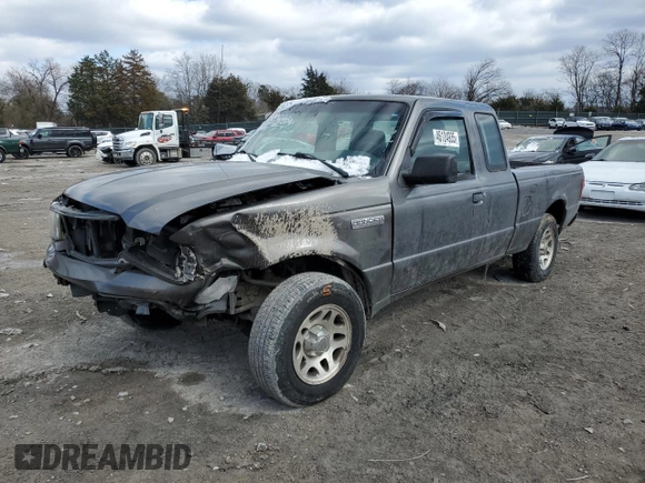 2010 Ford Ranger XL with VIN 1FTKR1ED6APA65525, listed as a Copart auction lot 46124935 with 275,826 mi miles and Salvage Title. Bid and sale history available at DreamBid. Image 1.