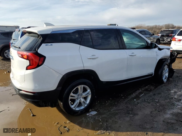 2018 GMC Terrain SLE with VIN 3GKALMEVXJL345486, listed as a Copart auction lot 46275495 with 84,055 mi miles and Salvage Title. Bid and sale history available at carsss.com. Image 3.