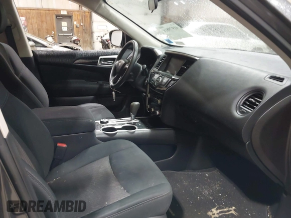 2017 Nissan Pathfinder SL with VIN 5N1DR2MM2HC622055, listed as a IAAI auction lot 41979816 with 123,355 mi miles. Bid and sale history available at carsss.com. Image 5.