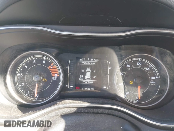 2019 Jeep Cherokee Latitude with VIN 1C4PJMCX7KD127657, listed as a IAAI auction lot 41756436 with 117,483 mi miles. Bid and sale history available at carsss.com. Image 7.