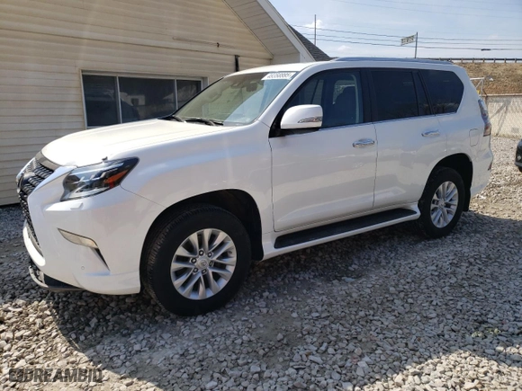 2021 Lexus GX with VIN JTJAM7BX0M5286689, listed as a Copart auction lot 49358995 with 43,827 mi miles and Salvage Title. Bid and sale history available at carsss.com. Image 1.