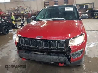 2018 Jeep Compass Trailhawk with VIN 3C4NJDDB5JT307366, listed as a IAAI auction lot 41839273 with 103,585 mi miles and . Bid and sale history available at carsss.com. Image 12.