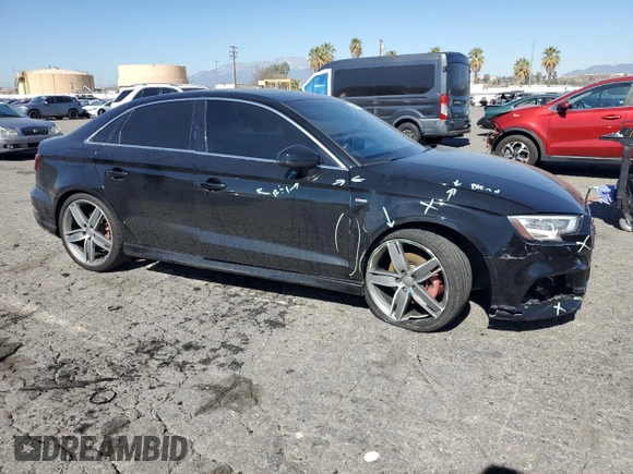 2017 Audi A3 Sedan Premium Plus with VIN WAUJ8GFF2H1029262, listed as a Copart auction lot 46554405 with 38,154 mi miles and Salvage Title. Bid and sale history available at carsss.com. Image 4.