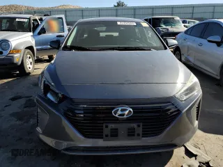 2019 Hyundai Ioniq Blue with VIN KMHC65LC7KU162553, listed as a Copart auction lot 82492024 with Not Provided miles and Salvage Title. Bid and sale history available at DreamBid. Image 5.