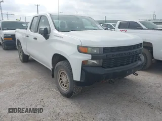 2020 Chevrolet Silverado 1500 Work Truck with VIN 1GCRYAEF7LZ177552, listed as a IAAI auction lot 42222984 with 57,729 mi miles and . Bid and sale history available at DreamBid. Image 1.