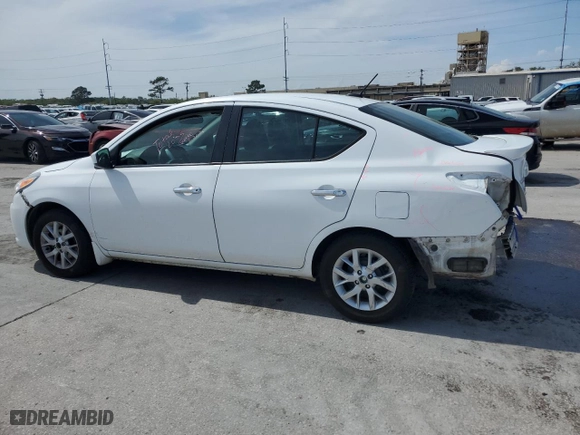2017 Nissan Versa Sedan SV with VIN 3N1CN7AP5HL889706, listed as a Copart auction lot 50582155 with 0 mi miles and Salvage Title. Bid and sale history available at carsss.com. Image 2.