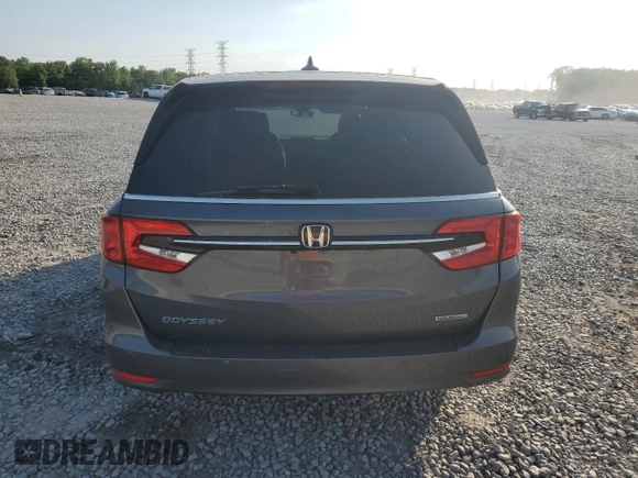 2021 Honda Odyssey Touring with VIN 5FNRL6H85MB012325, listed as a Copart auction lot 53367115 with Not provided miles and Salvage title. Bid and sale history available at DreamBid. Image 6.