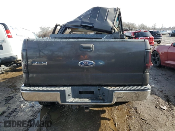 2005 Ford F-150 XL with VIN 1FTRF14W45NA21020, listed as a Copart auction lot 45088545 with 0 mi miles and Salvage Title. Bid and sale history available at carsss.com. Image 6.