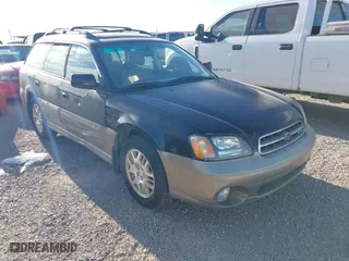 2001 Subaru Legacy Wagon Outback H6 L.L. Bean Edition with VIN 4S3BH806417676870, listed as a IAAI auction lot 41112023 with 1 mi miles. Bid and sale history available at carsss.com. Image 1.