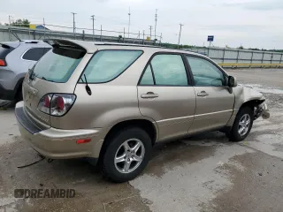 2002 Lexus RX 300 z VIN JTJHF10U820272063, wystawiony jako Copart lot #57144995 z przebiegiem 126 414 mil mil oraz Nie do naprawy • Non repairable. Historia ofert i sprzedaży dostępna na DreamBid. Obrazek 3.