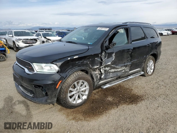 2023 Dodge Durango SXT Launch Edition with VIN 1C4RDJAG7PC617269, listed as a Copart auction lot 52991455 with 65,324 mi miles and Salvage title. Bid and sale history available at DreamBid. Image 1.