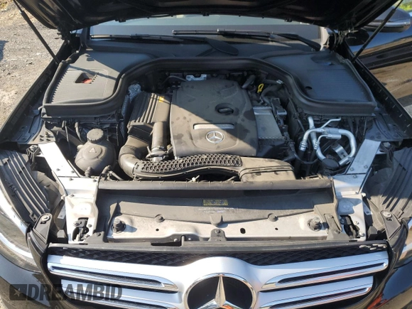 2018 Mercedes-Benz GLC 300 with VIN WDC0G4JB8JV061971, listed as a Copart auction lot 61849395 with 55,549 mi miles and Salvage title. Bid and sale history available at DreamBid. Image 12.