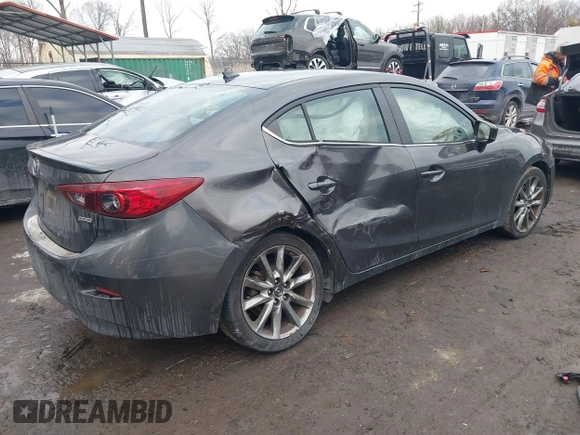 2018 Mazda 3 Touring with VIN 3MZBN1V35JM174323, listed as a IAAI auction lot 41412732 with 80,008 mi miles. Bid and sale history available at carsss.com. Image 4.