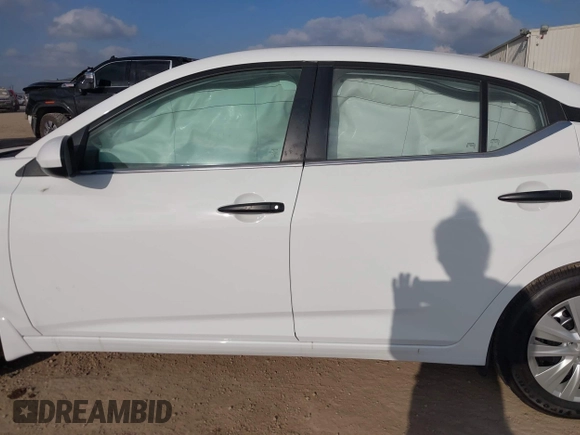 2025 Nissan Sentra S with VIN 3N1AB8BV7SY266777, listed as a IAAI auction lot 41507283 with 115 mi miles and . Bid and sale history available at DreamBid. Image 15.