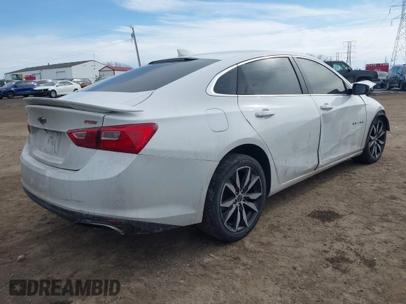 2020 Chevrolet Malibu RS with VIN 1G1ZG5ST6LF137557, listed as a IAAI auction lot 41642962 with 100,313 mi miles and . Bid and sale history available at DreamBid. Image 4.