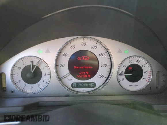 2005 Mercedes-Benz E 500 with VIN WDBUF70J05A647094, listed as a Copart auction lot 55955715 with 170,758 mi miles and Clean Title. Bid and sale history available at DreamBid. Image 9.