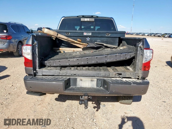 2021 Nissan Titan Pro-4X with VIN 1N6AA1ED9MN521808, listed as a Copart auction lot 58806585 with 108,808 mi miles and Salvage title. Bid and sale history available at DreamBid. Image 6.