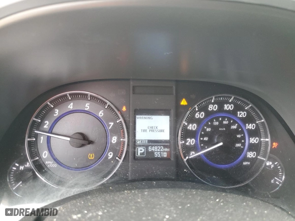 2017 Infiniti QX70 with VIN JN8CS1MW8HM413630, listed as a Copart auction lot 45848744 with 64,822 mi miles and Salvage Title. Bid and sale history available at carsss.com. Image 9.