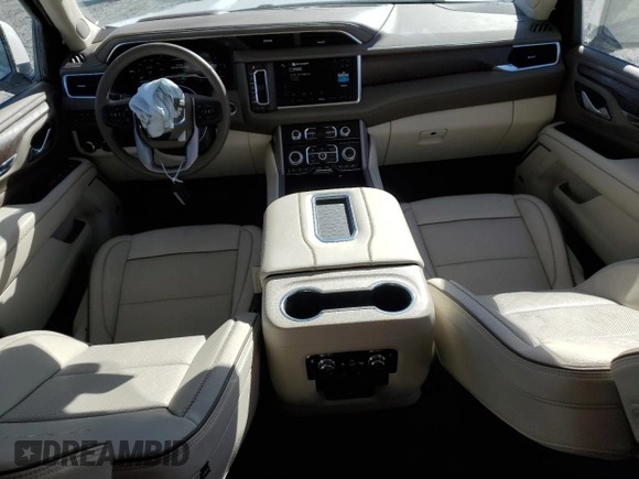 2023 GMC Yukon XL Denali with VIN 1GKS2JKL4PR349768, listed as a Copart auction lot 46332795 with 11,577 mi miles and Salvage Title. Bid and sale history available at DreamBid. Image 8.