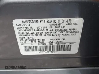 2015 Infiniti Q40 with VIN JN1CV6AR8FM521230, listed as a IAAI auction lot 42191081 with 109,536 mi miles and . Bid and sale history available at DreamBid. Image 9.