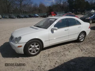 2001 Mercedes-Benz C 230/260/280/320 with VIN WDBRF61J61F037776, listed as a Copart auction lot 43288745 with 224,041 mi miles and Salvage Title. Bid and sale history available at DreamBid. Image 1.
