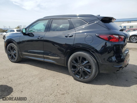 2019 Chevrolet Blazer RS with VIN 3GNKBJRS2KS565866, listed as a Copart auction lot 53720125 with 88,955 mi miles and Salvage Title. Bid and sale history available at carsss.com. Image 2.