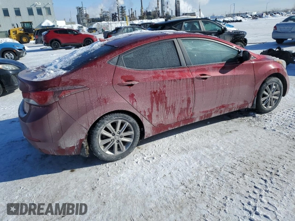 2014 Hyundai Elantra Limited z VIN 5NPDH4AEXEH472065, wystawiony jako Copart lot #43588645 z przebiegiem 141 128 mil mil oraz Szkoda całkowita • Salvage title. Historia ofert i sprzedaży dostępna na DreamBid. Obrazek 3.