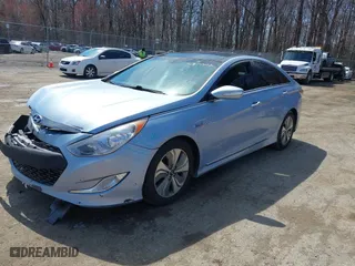 2015 Hyundai Sonata Hybrid Limited with VIN KMHEC4A45FA124754, listed as a IAAI auction lot 41875502 with 138,408 mi miles. Bid and sale history available at carsss.com. Image 17.