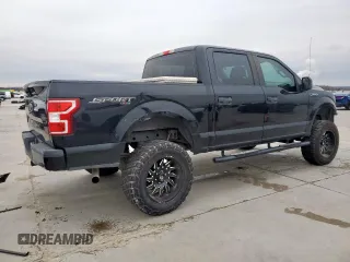 2018 Ford F-150 XL with VIN 1FTEW1E56JKC51982, listed as a Copart auction lot 46106735 with 67,168 mi miles and Salvage Title. Bid and sale history available at carsss.com. Image 3.
