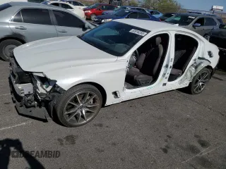 2022 Genesis G70 3.3T with VIN KMTG54TE7NU088173, listed as a Copart auction lot 52616255 with 24,372 mi miles and Salvage title. Bid and sale history available at DreamBid. Image 1.