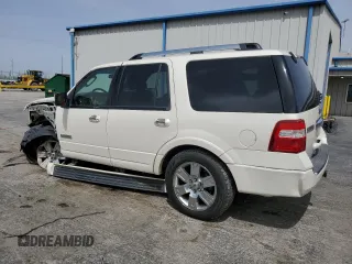 2008 Ford Expedition Limited z VIN 1FMFU19598LA75210, wystawiony jako Copart lot #51532025 z przebiegiem 276 757 mil mil oraz Szkoda całkowita • Salvage title. Historia ofert i sprzedaży dostępna na DreamBid. Obrazek 2.