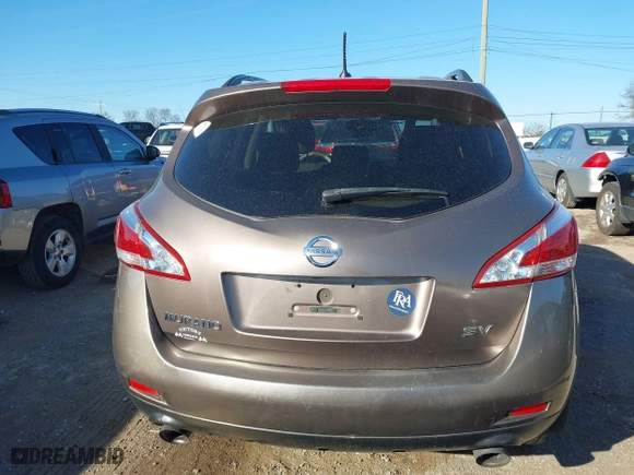 2014 Nissan Murano SL with VIN JN8AZ1MU3EW413892, listed as a IAAI auction lot 41418313 with 156,898 mi miles. Bid and sale history available at carsss.com. Image 16.