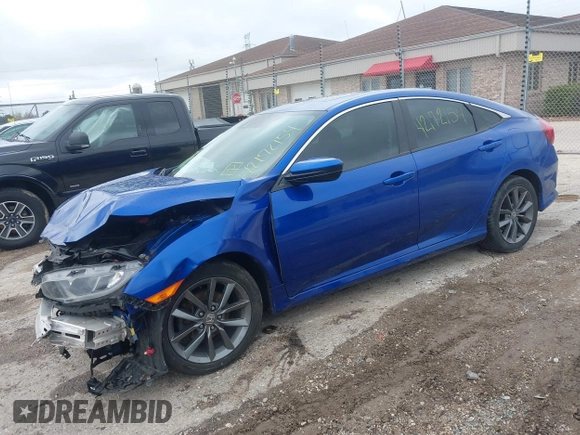 2019 Honda Civic EX z VIN 19XFC1F3XKE002471, wystawiony jako IAAI lot #42172154 z przebiegiem 77 598 mil mil oraz . Historia ofert i sprzedaży dostępna na DreamBid. Obrazek 18.