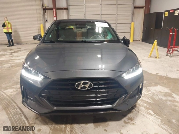 2020 Hyundai Veloster 2.0 with VIN KMHTG6AF6LU030904, listed as a IAAI auction lot 41569255 with 64,544 mi miles. Bid and sale history available at carsss.com. Image 12.