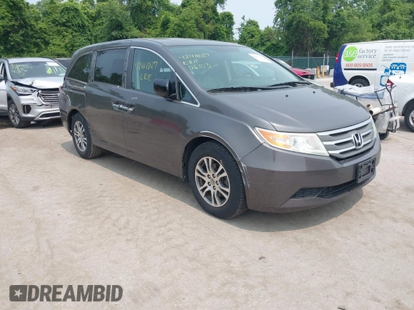 2013 Honda Odyssey EX-L с VIN 5FNRL5H63DB019055, выставлен на аукционе IAAI как лот 42411027 с пробегом 169 636 миль миль и . История ставок и продаж доступна на DreamBid. Изображение 1.